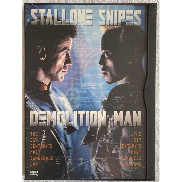 Demolition Man (DVD, 1997) - Sylvester Stallone, Wesley Snipes - Picture 1 of 4